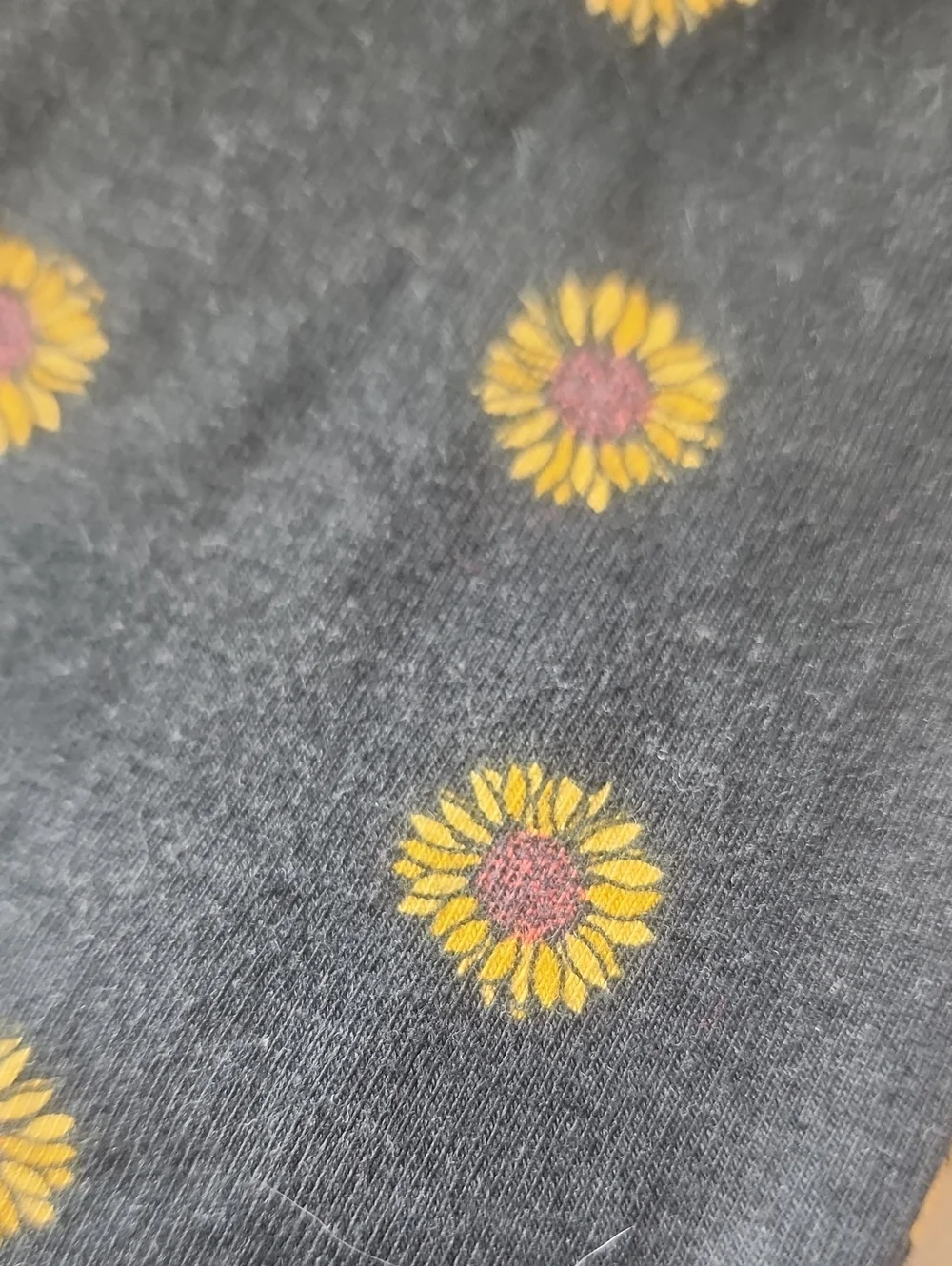 Sz XS/4 The Children's Place Sunflower Leggings - Black & Yellow